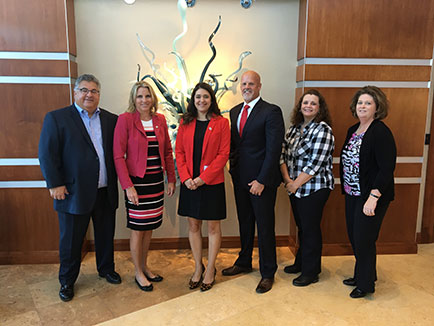 Oklahoma State Senators AJ Griffin and Stephanie Bice visit DLO leadership